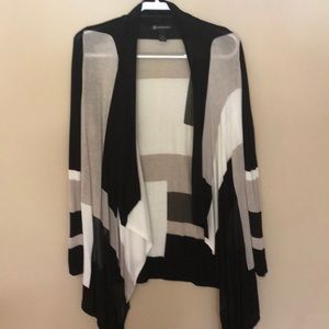 INC color block cardigan